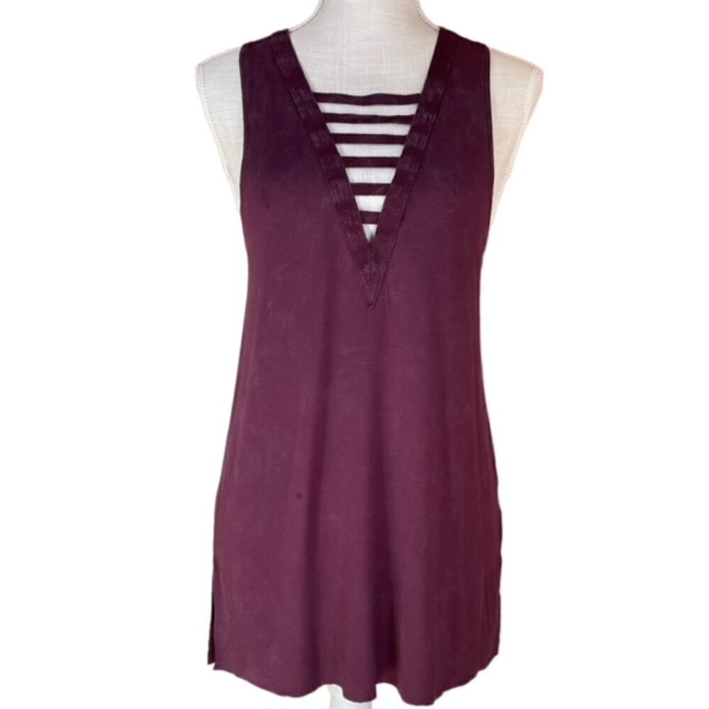 AMERICAN EAGLE Ladder V-Neck Tank Top, Size Small - NWT